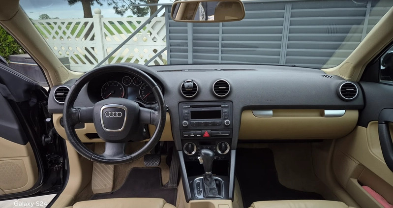 Audi A3 cena 17500 przebieg: 156180, rok produkcji 2007 z Kamień Krajeński małe 56